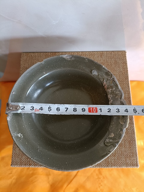 古玩陶瓷南宋龍泉青瓷官帽洗拍賣,當前價格998元