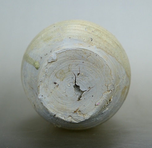 古玩陶瓷精品:元青花螺旋紋玉壺春瓶（瓶中皇后）拍賣，當前價格2980元