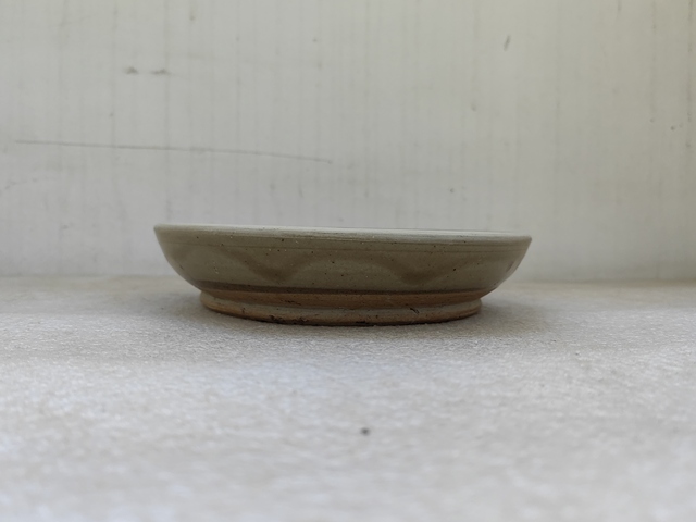 古玩陶瓷磁州窯白地黑花盤拍賣,當(dāng)前價(jià)格680元