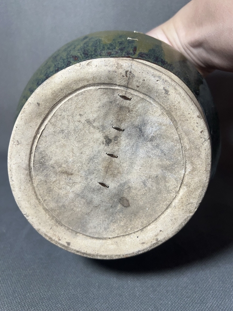 古玩陶瓷磁州窯茶葉末釉高領罐拍賣,當前價格500元