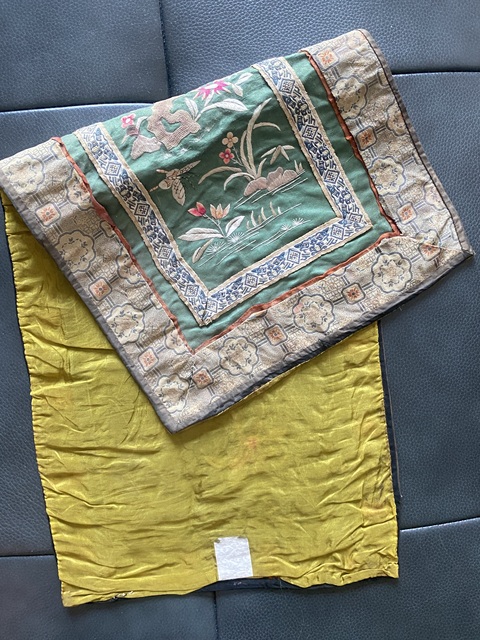 古玩雜項繡片拍賣,當前價格880元
