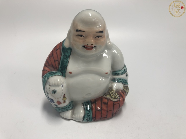 古玩陶瓷粉彩彌勒佛像拍賣，當前價格1500元