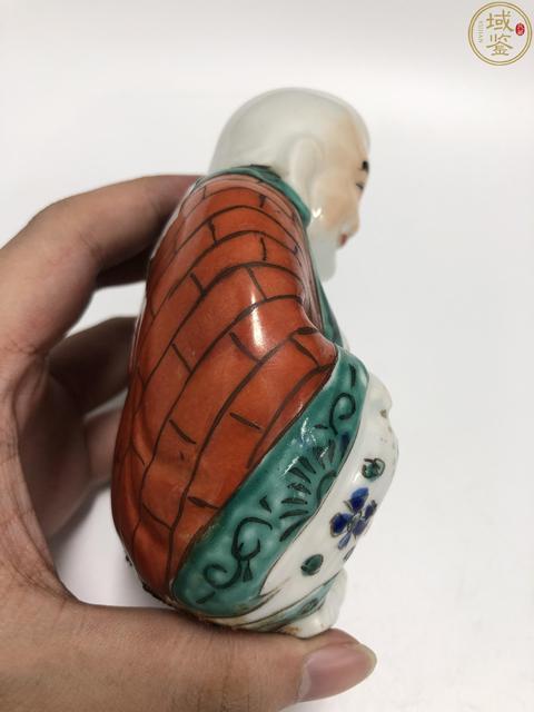 古玩陶瓷粉彩彌勒佛像拍賣，當前價格1500元
