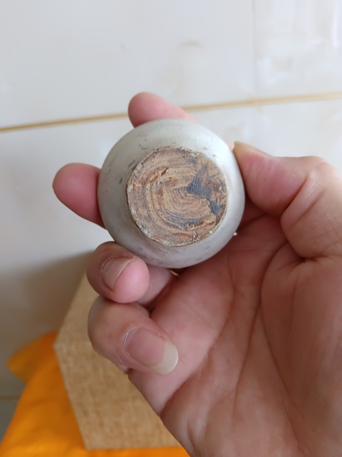 古玩陶瓷元末青花文房水盂拍賣,當前價格998元