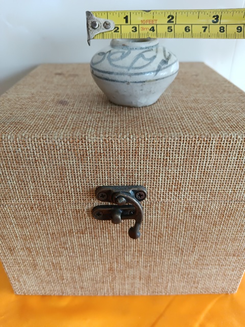 古玩陶瓷元末青花文房水盂拍賣,當前價格998元