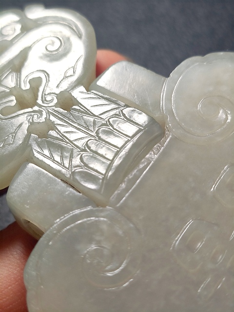 古玩玉器清代和田玉雕“提攜”拍賣，當前價格28000元