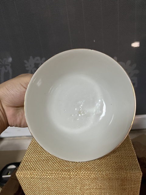 古玩陶瓷民國大小二喬仕女粉彩碗拍賣，當前價格488元