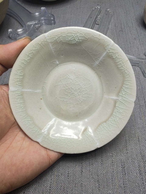 古玩陶瓷(已保真)(宋代精品)青白釉出筋葵口盤(收藏級別)拍賣,當前價格0元