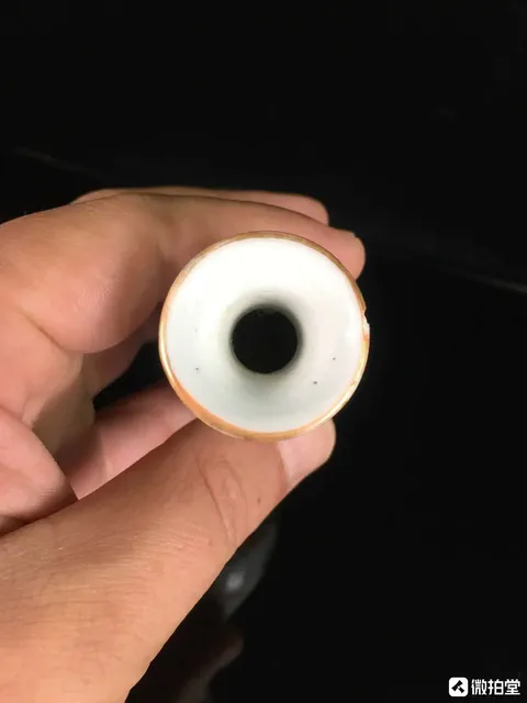 古玩陶瓷【晚清·帝國的余輝,小器大樣觀音瓶!】花鳥紋廣彩瓶拍賣,當前價格988元