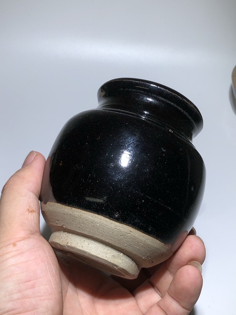古玩陶瓷定窯元代燕川窯黑釉罐（館藏精品）拍賣，當前價格88000元