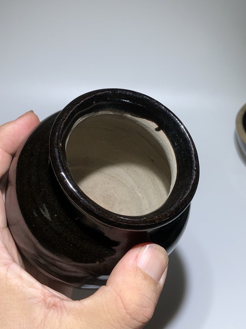 古玩陶瓷定窯元代燕川窯黑釉罐（館藏精品）拍賣，當前價格88000元