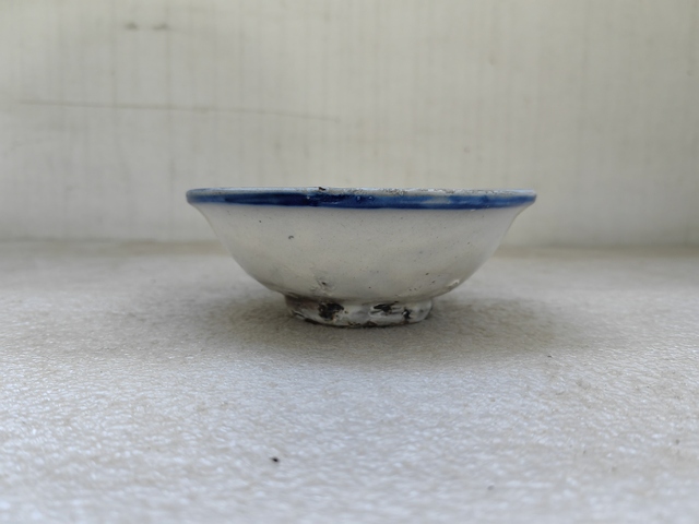 古玩陶瓷青花三魚紋碗拍賣,當前價格450元