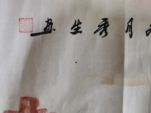 古玩字畫廣西美協山水畫家龍秀生山水拍賣，當前價格699元