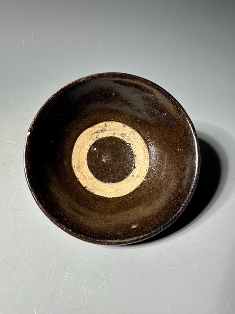 古玩陶瓷磁州窯茶葉末釉茶碗拍賣，當前價格0元