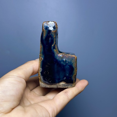 古玩陶瓷清代,磁州窯,多功能筆插拍賣,當前價格660元