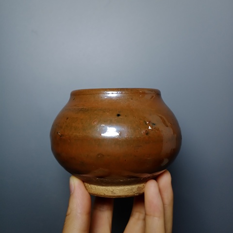 古玩陶瓷元代?雞心杯拍賣，當前價格666元