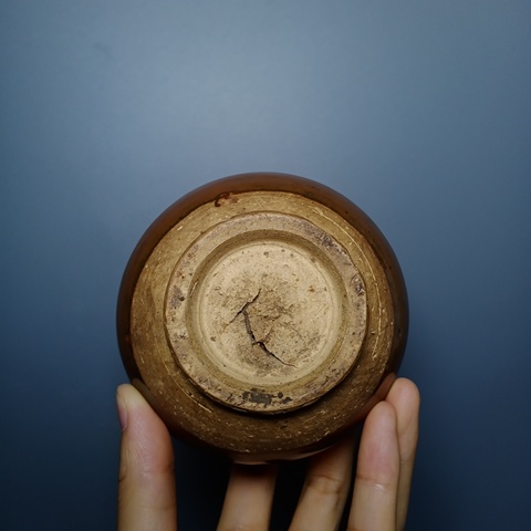 古玩陶瓷元代?雞心杯拍賣，當前價格666元