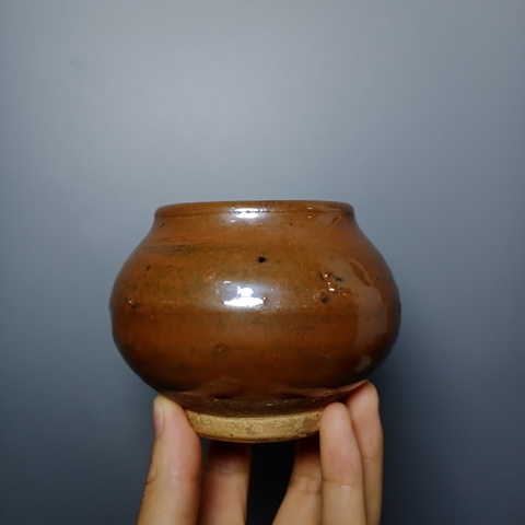 古玩陶瓷元代?雞心杯拍賣，當前價格666元