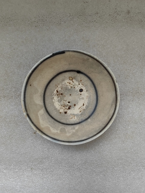 古玩陶瓷青花線條紋茶碗拍賣,當(dāng)前價(jià)格480元