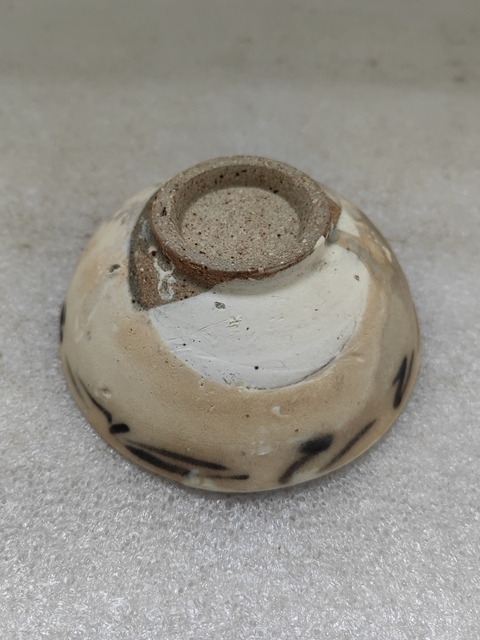 古玩陶瓷青花線條紋茶碗拍賣,當(dāng)前價(jià)格480元