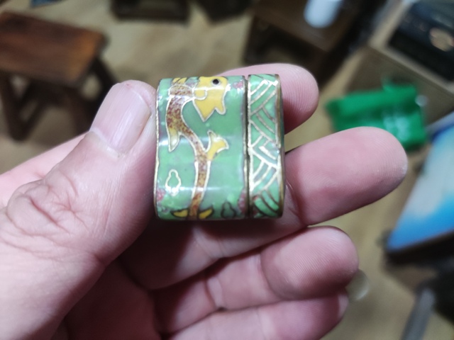 古玩雜項景泰藍掐絲琺瑯蓋盒拍賣,當前價格168元