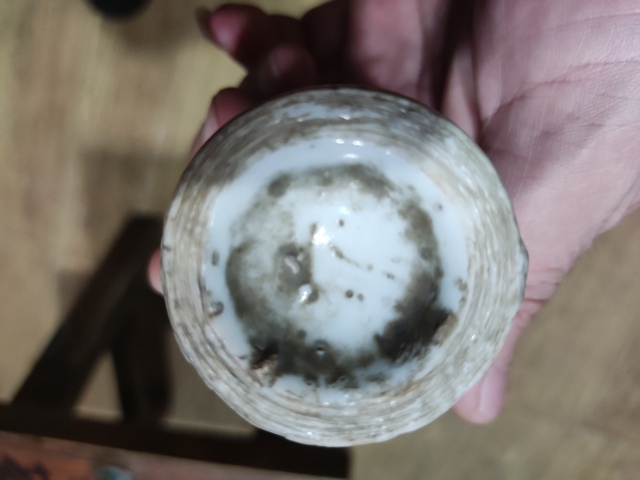 古玩陶瓷晚清山水紋 高足杯一對拍賣,當前價格128元