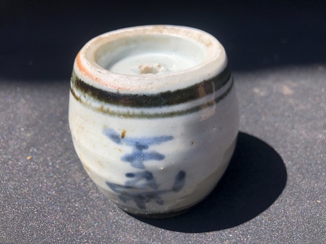 古玩陶瓷【王姓堂號】  清代.《三槐堂》燭臺(香插)拍賣，當(dāng)前價格0元