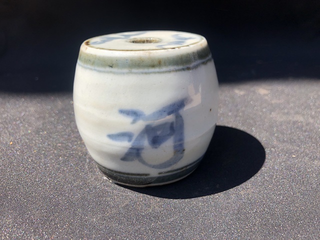 古玩陶瓷清代.《河南堂》燭臺(鎮紙、香插)拍賣，當前價格0元