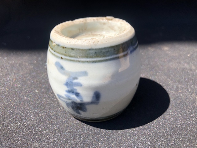 古玩陶瓷清代.《河南堂》燭臺(鎮紙、香插)拍賣，當前價格0元