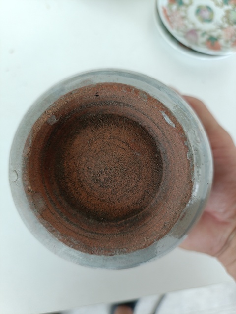 古玩陶瓷明晚.青花線條紋蓋罐拍賣，當前價格198元