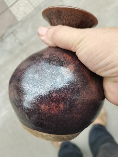 古玩陶瓷元末明初玉壺春瓶窯變。兔豪鐵銹花窯變。拍賣,當(dāng)前價(jià)格1888元