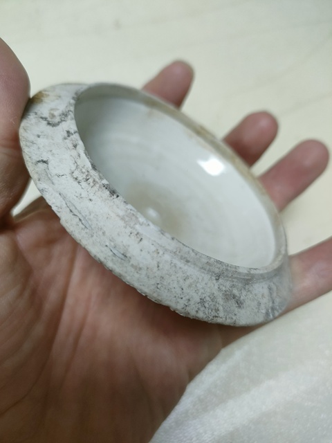 古玩陶瓷定窯白瓷殘蓋拍賣,當(dāng)前價格1200元