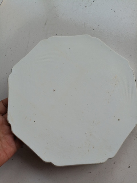 古玩陶瓷青花人物故事虎溪三笑八方盤拍賣，當前價格2888元