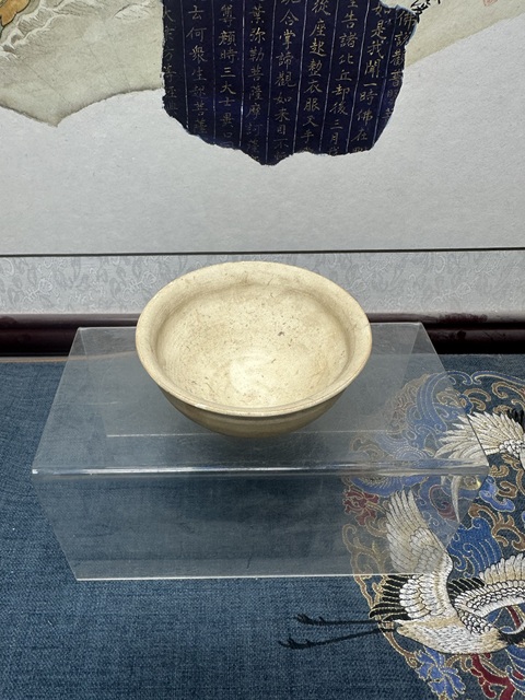 古玩陶瓷宋代精品刑窯白釉盞拍賣,當前價格9000元