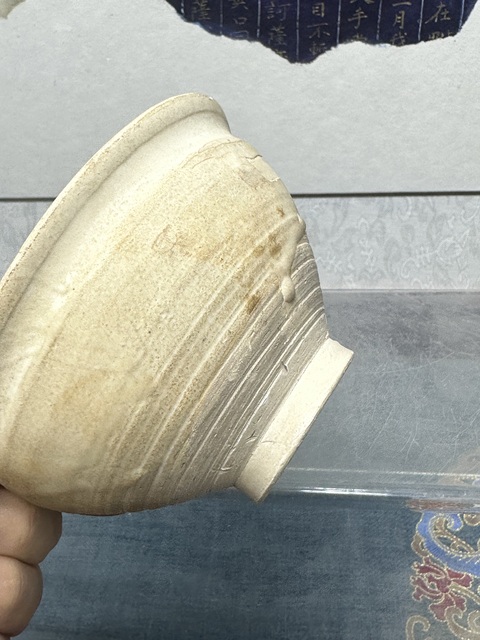 古玩陶瓷宋代精品刑窯白釉盞拍賣,當前價格9000元