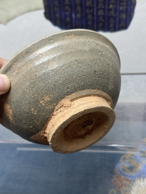 古玩陶瓷元代精品龍泉唇口大碗 龍泉精品拍賣,當前價格169元