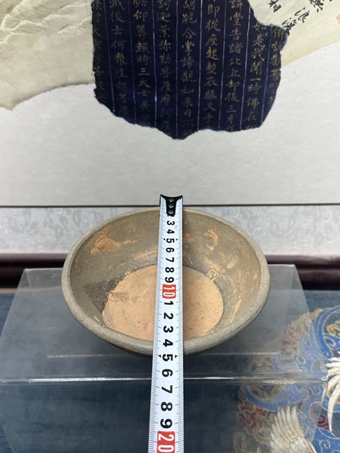 古玩陶瓷元代精品龍泉唇口大碗 龍泉精品拍賣,當前價格169元