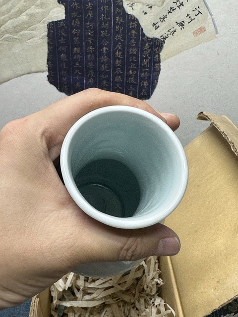 古玩陶瓷567精品龍泉窯暗刻青釉瓶拍賣，當前價格369元