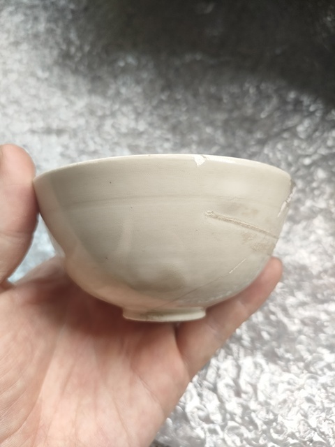 古玩陶瓷宋定窯白釉素碗拍賣,當前價格1500元