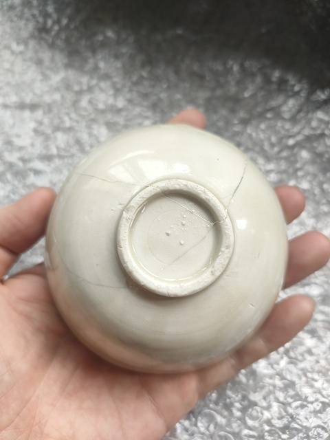 古玩陶瓷宋定窯白釉素碗拍賣,當前價格1500元