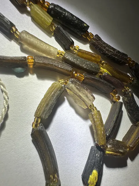 古玩玉器宋代.琉璃珠子(兩串一起拍)拍賣，當前價格266元