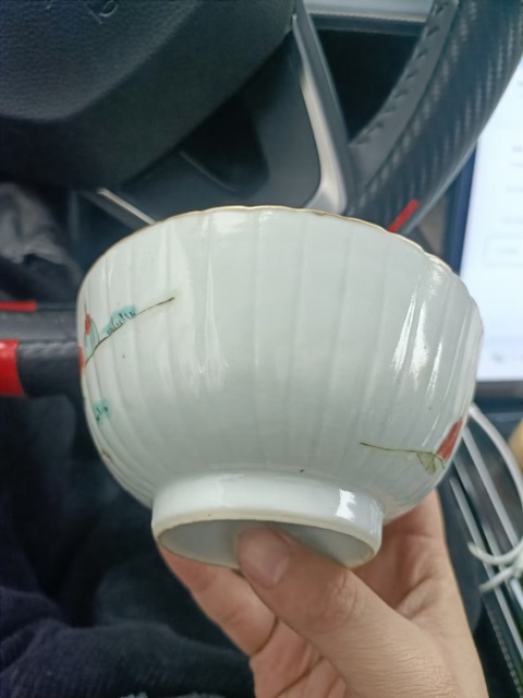 古玩陶瓷晚清粉彩刀馬人碗拍賣，當前價格4500元