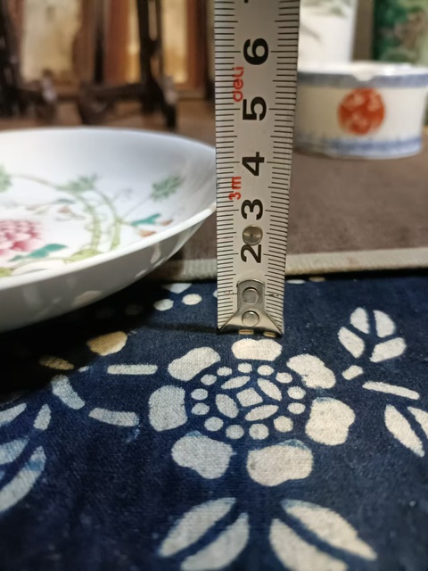古玩陶瓷民國福祿萬代花卉粉彩盤拍賣，當前價格8888元
