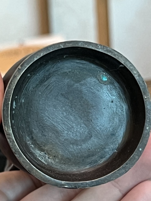古玩銅器清代龍紋雙環銅瓶拍賣，當前價格1880元