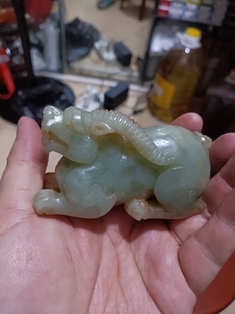 古玩玉器提油仿古“玉獸”擺件拍賣,當前價格980元