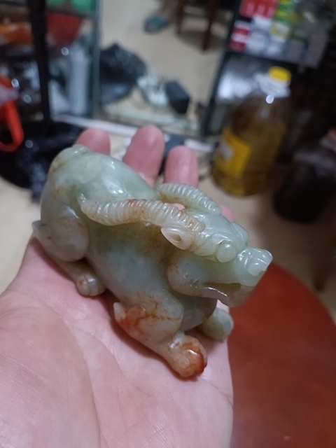 古玩玉器提油仿古“玉獸”擺件拍賣,當前價格980元