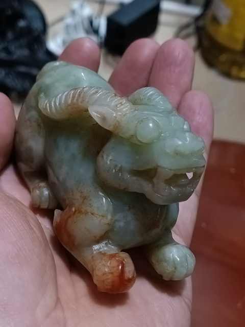 古玩玉器提油仿古“玉獸”擺件拍賣,當前價格980元