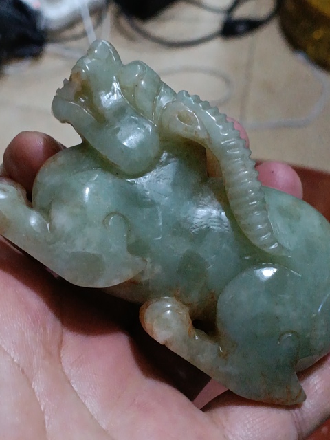 古玩玉器提油仿古“玉獸”擺件拍賣,當前價格980元