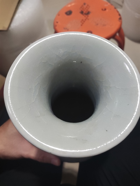 古玩陶瓷鈞窯瓶拍賣,當(dāng)前價格588元