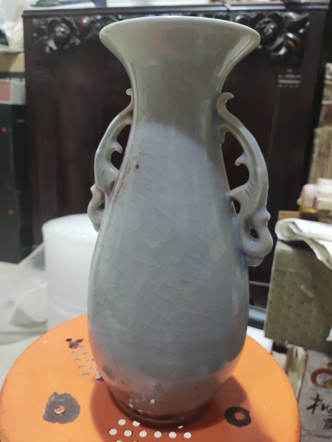 古玩陶瓷鈞窯瓶拍賣,當(dāng)前價格588元